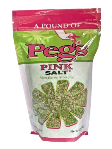Peg's Pink Salt - Gourmet Seasoning - All Purpose for Cooking - Salt with Herbs and Spices - No MSG - No Sugar - 16 oz image 3