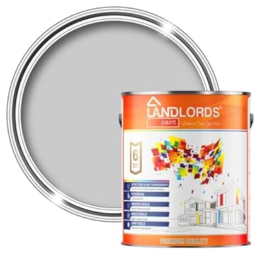 Landlords Fence and Garden Shed Paint | Furniture, Barn, Wood and Outdoor Paint | Quick-Drying Protection for Furniture | Dove Grey 5L