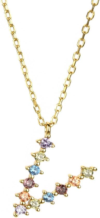 Collier pierre de naissance et lettre initiale, le cadeau d'anniversaire idéal pour elle