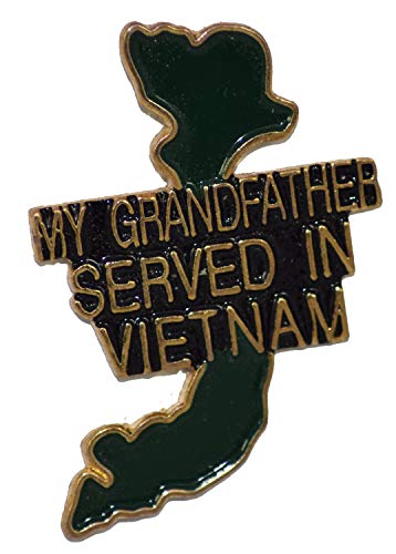 MY GRAND PA SERVED IN VIETNAM LAPEL PIN OR HAT PIN - Size 1-1/4