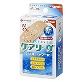 ケアリーヴ 防水 Mサイズ 40枚 絆創膏 大容量 指 指先用 水仕事 伸縮
