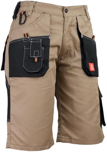 Urgent URG-C 48 Berfus Arbeit Kurz Hose Sommer, Khaki/schwarz