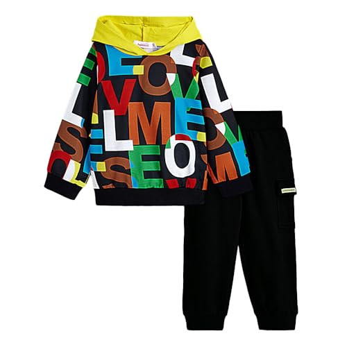Image of Hopscotch 2-Pc Typographic Joggers Set