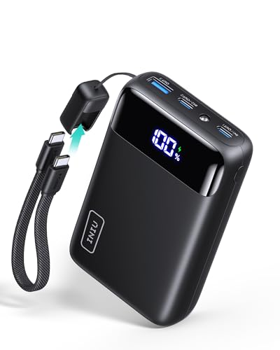 INIU Portable Charger, Smallest 22.5W 20000mAh USB C in & Out Power Bank Fast Charging, PD 3.0+QC 4.0 LED Display Phone Battery Pack Compatible with iPhone 17 16 15 14 Pro Samsung S24 Google iPad etc