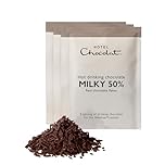 Hotel Chocolat Milky 50% Hot Chocolate Sachets - Luxury Chocolate Flakes - Pack of 20 Single-Serve Sachets, 700g - Made To Pair With The Velvetiser - Serve Hot or Iced