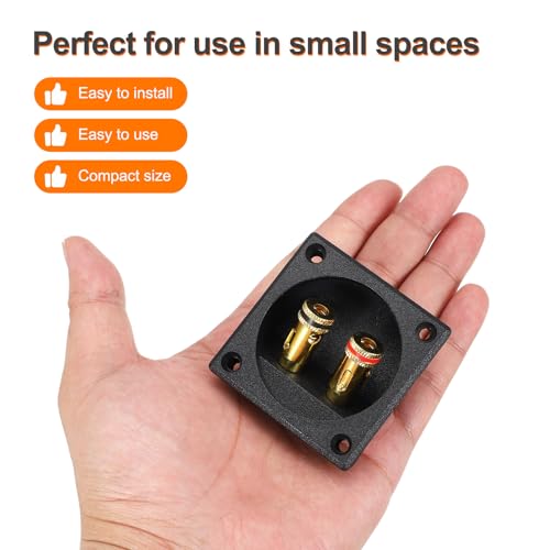 Terminal para Caja de Altavoz 2 Pzas 2 Pulgadas miniatura 4