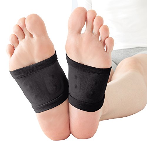 シルク混 磁気メディカルサポーター 足裏用 こりとるん ブラック