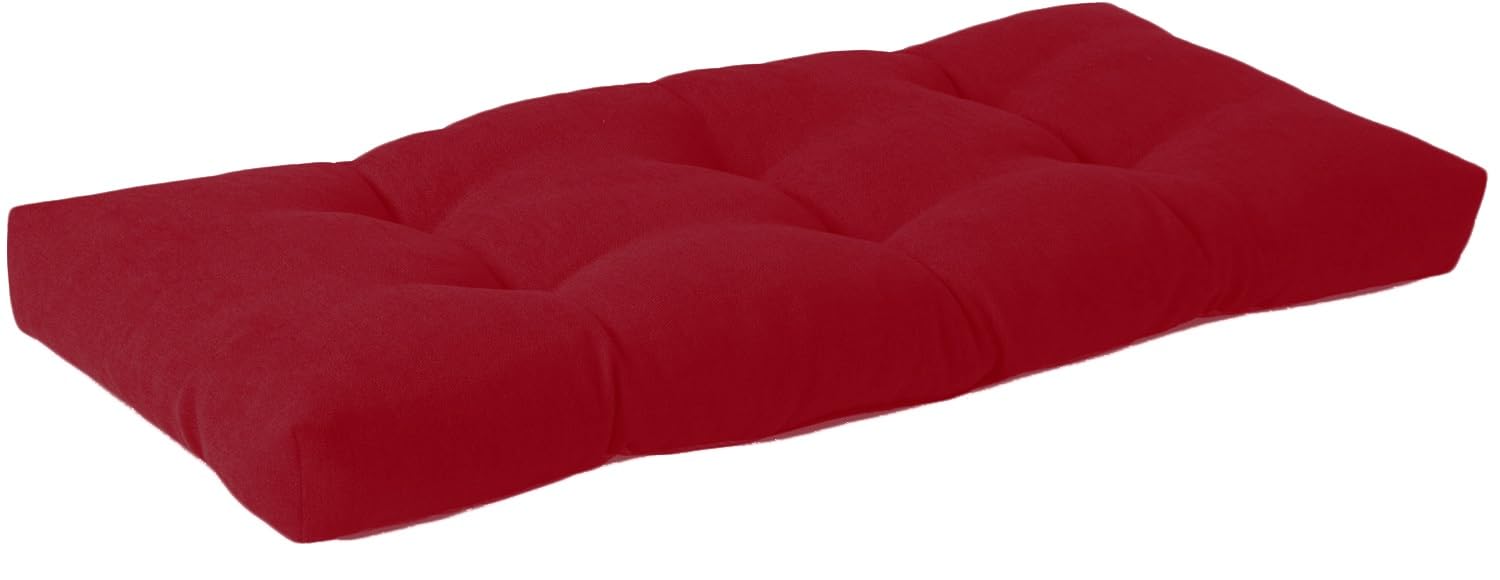 Coussin de banc 160 x 45 x 8 cm épaisseur pour assise de jardin de taille standard