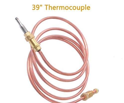 Podoy 39" 098514-02 Thermocouple Replacement For Compatible With Desa Lp Heater Comfort Glow Vent-Free Heaters 098514-01 098514-02 (2 Pack) #TOP1