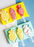 【Comparte con tu familia】: la gente de todas partes cuenta con el helado dulce y cremoso para refrescarlos durante los cálidos meses de verano. formas bonitas traerán más diversión a tu familia. Ideal para niños, familias, fiestas, vacaciones y mucho más. Hace que sea fácil crear delicias divertidas y congeladas.