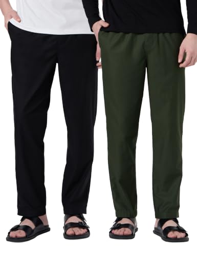 Image of Symbol Premium Men's 100% Cotton Super Soft Solid Pyjamas | Elasticated Waistband | Dual Side Pockets | Available in Plus Sizes