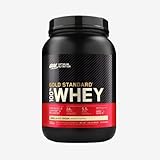 Optimum Nutrition Gold Standard 100% Whey, Proteína en Polvo para Recuperacíon y Desarrollo Muscular con Glutamina Natural y Aminoácidos BCAA, Sabor Helado de Vainilla, 30 Dosis, 900 g