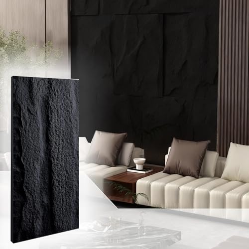 Paneles de Pared con Efecto Piedra, Paneles de Poliuretano imitación Piedra   Decoración de Pared de Piedra Artificial para Sala de Estar, Dormitorio y Exteriores   Paneles Decorativos durad