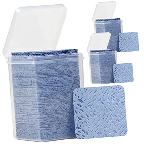 VICASKY 3 Pack Lash Extension Supplies Glue Cleaning Sheets Glue Bottle Cotton Pads