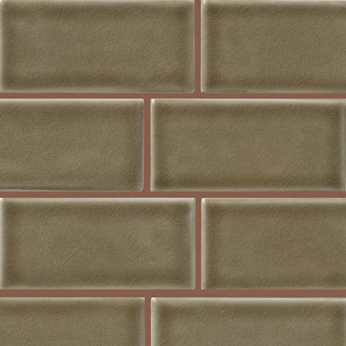 Msi Artisan Taupe 3 In. X 6 In. Handcrafted Glazed Ceramic Wall Tile For Bathroom, Kitchen Backsplash, Accent Wall Tile, And Shower Wall Tile #TOP28