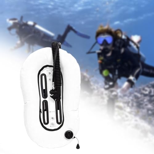 rockible Diving Snorkeling Donut Wing Single Tank Diver Gear Inflator Device with Soft Harness Accessory Scuba BCD Set for Freediving