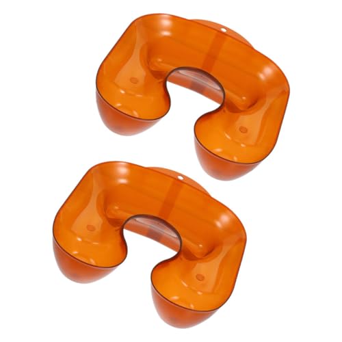 WOFASHPURET 2pcs Hairdressing Neck Tray Essential for Perming Curling Coloring Convenient Design for Salon Home Use Versatile Hair Styling Tray for Efficient Application