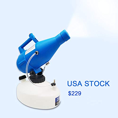 110V 4.5L Portable Electric ULV Fogger Machine Disinfection Fogging Machine Sprayer