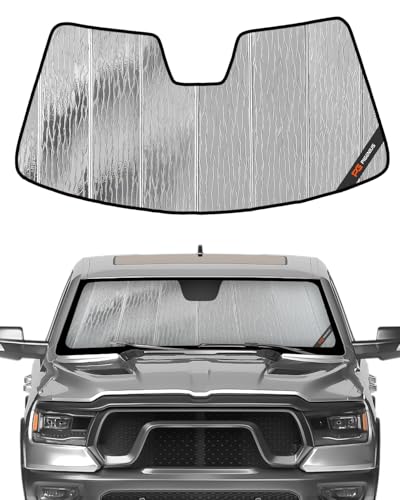 Pigenius Windshield Sun Shade for Ram 1500 2019-2025 with 5 inch Wide Sensor - AstraGuard