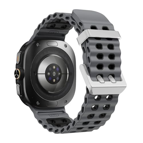 Bracelet de sport en silicone pour Samsung Galaxy Watch Ultra 47mm respirant Scruby