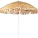 Bayside21 8' Hula Thatched Tiki Umbrella Natural Color