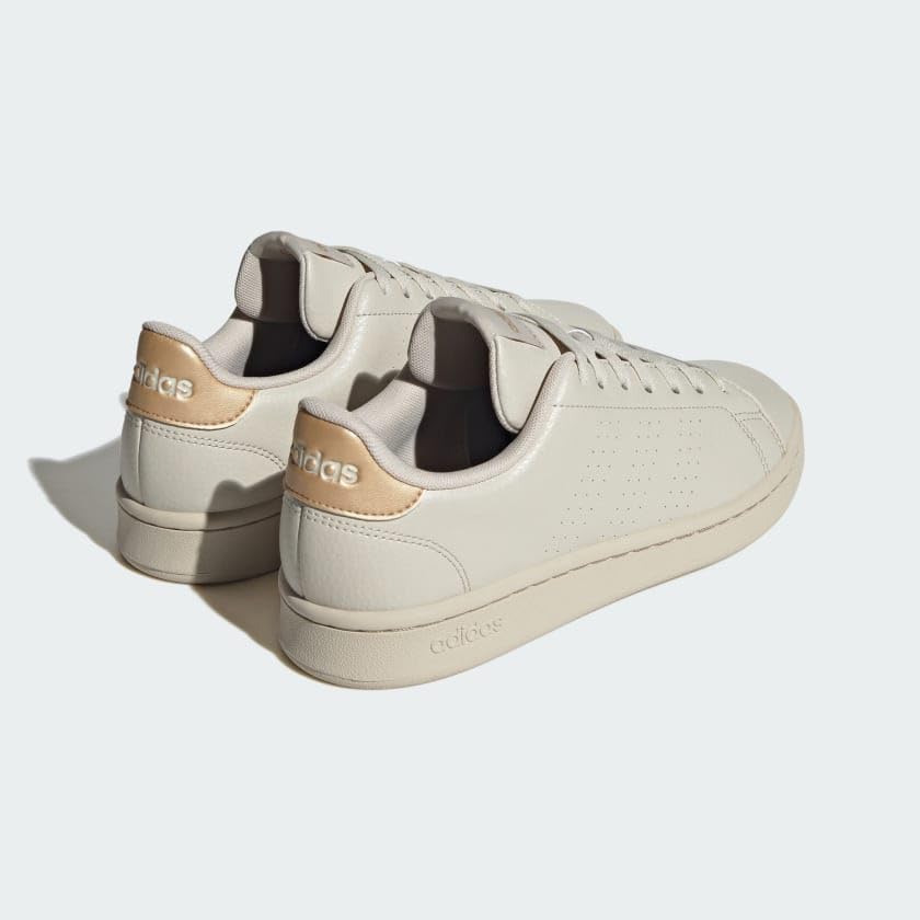 Image of adidas Womens Advantage Sneakers Shoes Casual - Beige