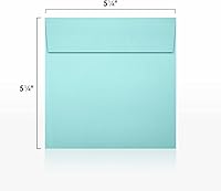 Vista 41 de LUXPaper Sobres de invitación cuadrados Despegar y prensar 8 x 8 pulgadas Natural Texto de 70 libras 50