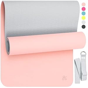 Greater Goods Professional Yoga Mat – Exercise Mat for Fitness, Balance, and Stability, Carrying Strap Included