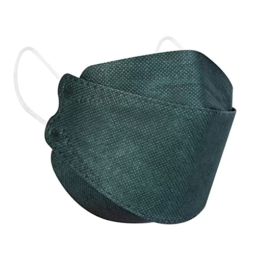 Image of Borje KN95 Face Masks for Adults 50 Pack, 5-Ply Emerald Green Disposable Face Mask Against PM 2.5 Smoke & Dust, Filtration Efficiency 95%