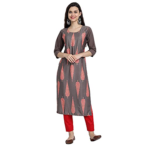 Image of Pinkmint Women's Crepe Regular Kurta