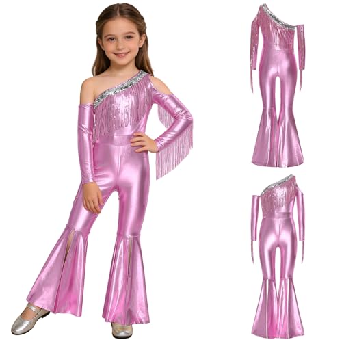 Disfraz completo de baile con lentejuelas para niñas miniatura 6