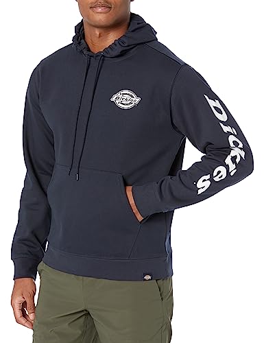 Dickies Men's Long Sleeve Logo Fleece Hoodie