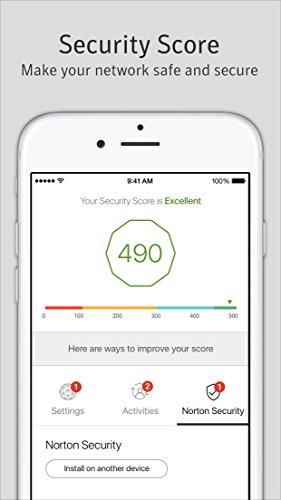 Norton by Symantec Granite Gray Norton Core Secure WiFi Router, Built-in Network, Device and Antivirus Security, Smart Parental Controls, Replaces Wireless Router