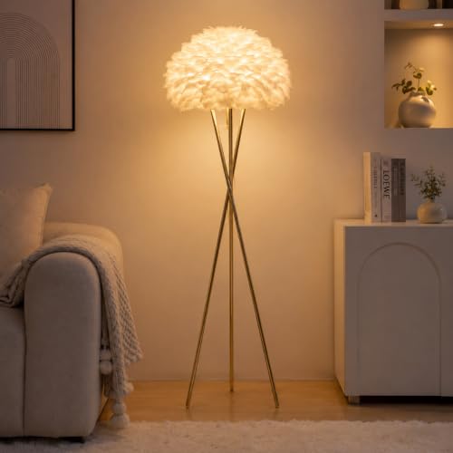 Image of Premium Decorative LED Floor Lamp & Glass Art Collection