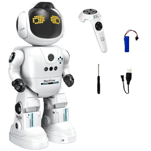 Image of Magicwand R /C Rechargeable Gesture Sensing Programmable Toy Robot for Kids with Moving Head【White】【Pack of 1】