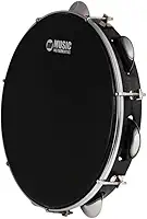 PANDEIRO MUSIC PHX 10 CORPO 87ABS PELE POLY 7 AFINAÇÕES Cor:Preto