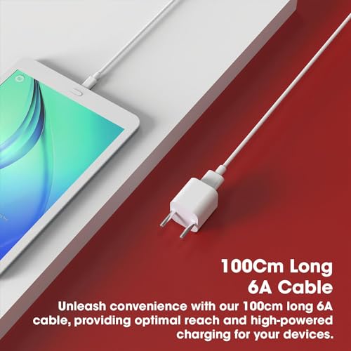 Image of Superfast 6A Mobile Data Charging Cable Compatible with Redmi Note 13 Pro /12 Pro /11 Pro 5G /11S /9 pro /11 /10 Pro max /Poco X5 /X4 Pro /M5 Pro /M4 /X3 pro /Mi 14 /Mi 11 Ultra /11 Lite Ne /11t /