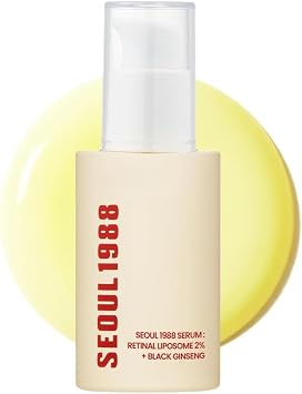 seoul 1988 serum retinol Retinal Serum 30ml Retinal Serum Formulated with 58% Black Ginseng Extract and Advanced Retinal Liposome 2%. Formulated with 58% Black Ginseng Extract and 2% Advanced Retinal