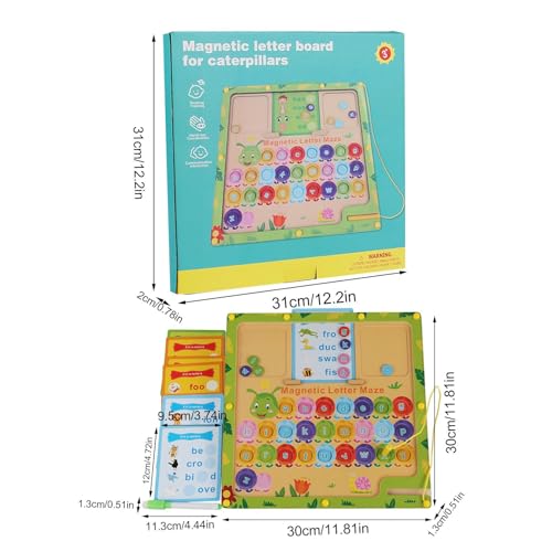 Jeu de tri de lettres magnétique puzzle alphabet pour anniversaire