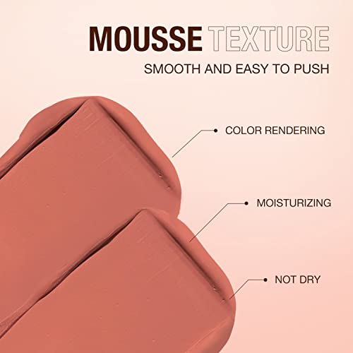 Cream Blush Makeup Blush Stick For Cheeks Buildable Matte Dewy Finish,Smudge Proof,Natural,Long Wearing,Easy Application,Lightweight Multi Beauty Wand #TOP1