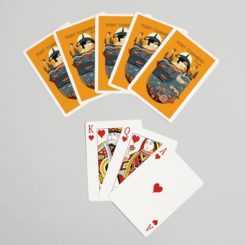 Baraja de Poker Port Townsend Washington 52 cartas miniatura 7