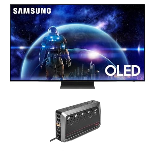 Image of SAMSUNG QN48S90DAEXZA 48 Inch 4K OLED Smart TV with Dolby Atmos and an AudioQuest PowerQuest3 Power Filter /Surge Protector 8 Outlet (2024)