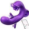 Roses Toy 2025 Enhanced Clitioral Sucker Powerful Womens Viboators Quiet Rose Viboatorr Waterproof Flower Vibration The Rose Adult Toy for Women 10 Speeds Couple Games Adult Bedroom (Purple)