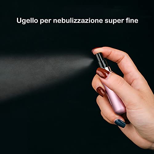 Vaporisateur Parfum Voyage, 4 Pièce Flacon Parfum Vide, Portable Vaporisateur Parfum Vide, Avec sac de Rangement, Vaporisateur Parfum - Image 5