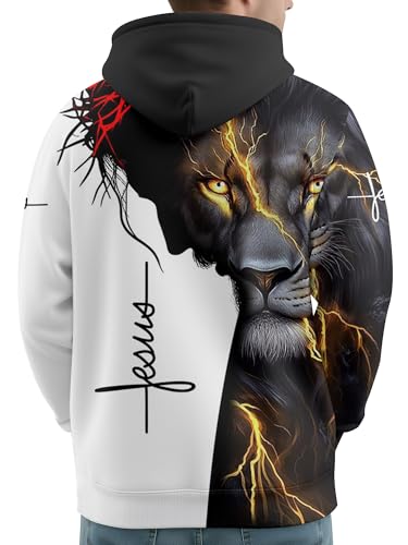 Image of PAGYMO Graphic Hoodies for Men Funny Novelty Pullover Hooded Sweatshirt