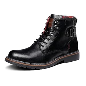 Bruno Marc Herren Motorrad Stiefel Schnürstiefel Klassische Chukka Boots Biker Freizeitschuhe