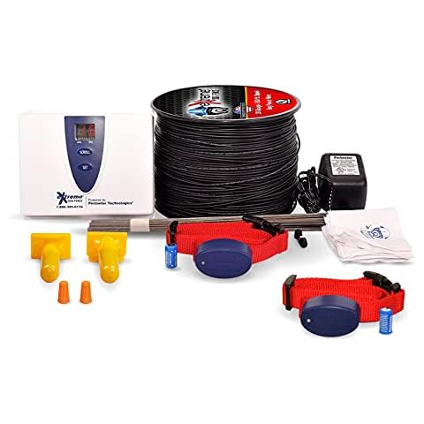 Perimeter Technologies Ultimate Underground Electric Dog Fence - 2 Dog / 500' of 20 Gauge Boundary Wire Standard Grade D.I.Y. Pet Containment System Kit - Extreme Dog Fence Powered Cover