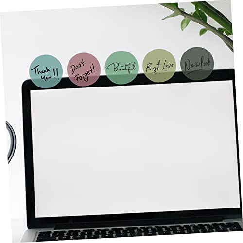 Onglets autocollants ronds marque-pages translucides inscriptibles