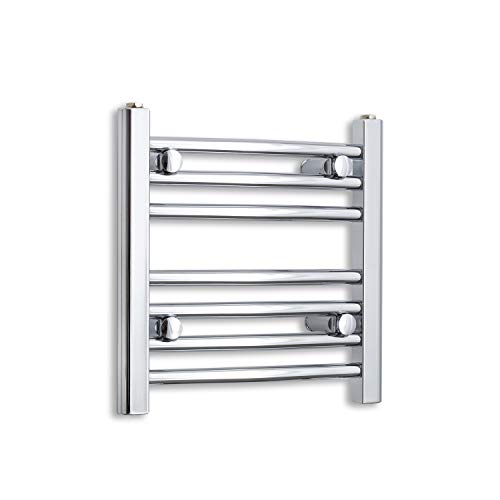 companyblue Toallero de Cromo Climatizado Estilo Escalera de 450mm de Ancho para una Decoración Elegante de su Baño - Acero, 450 x 400 mm