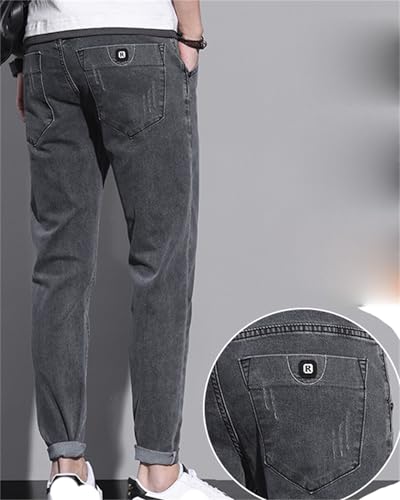 Mens Casual Jeans Slim Fit Skinny Denim Stretch Tapered Fashion Jean Pants3